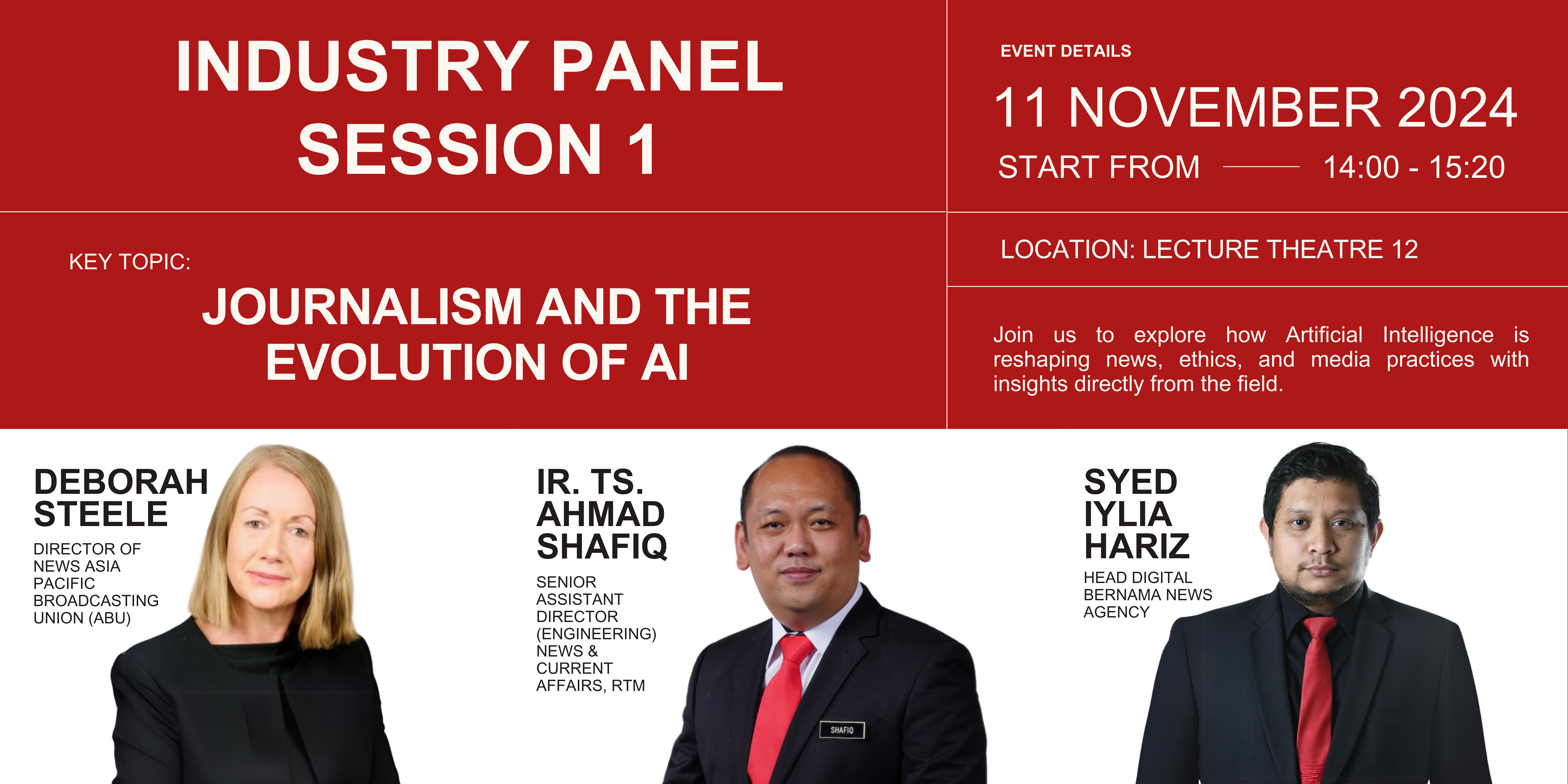 Industry Panel Session 1 – The 9th taylor's International SEARCH ...